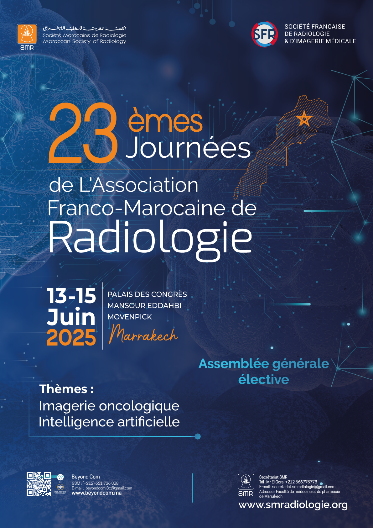 23 ÈMES JOURNÉES DE L'ASSOCIATION FRANCO-MAROCAINE DE RADIOLOGIE